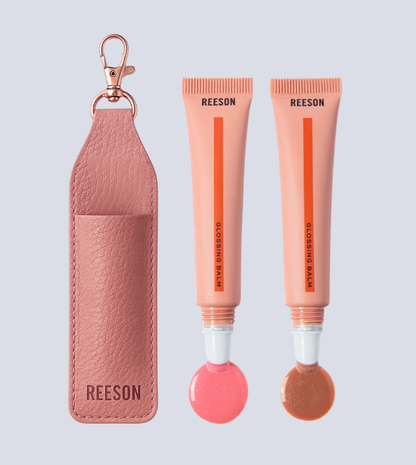 Glossing Balm Duo + Charm Set